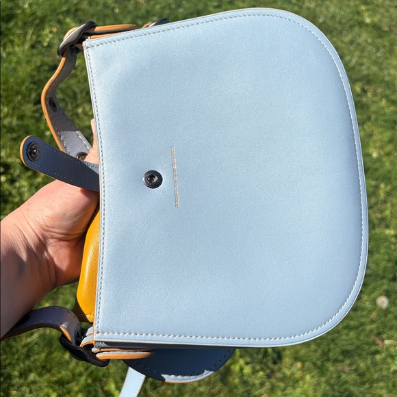 Coach 1941 Saddle Bag 23 in cornflower blue - Picture 13 of 14